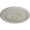 Ekena Millwork Juniper Ceiling Medallion (Fits Canopies up to 7"), Hand-Painted Pot of Cream, 36"OD x 1 1/2"P CM36JUPCF - alternate 3